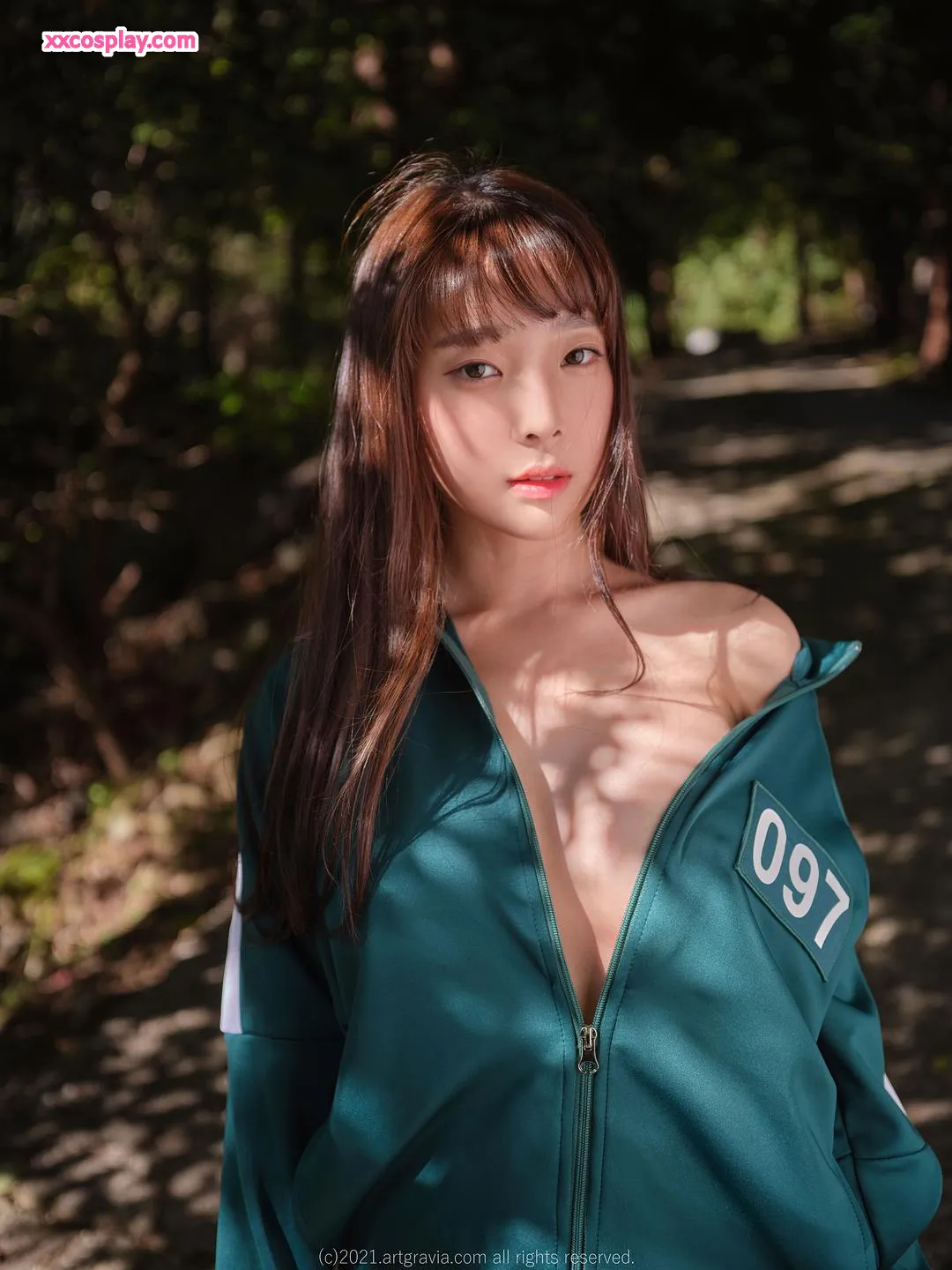 Kang Inkyung's Teal Shibari Seduction - ARTGRAVIA VOL.338